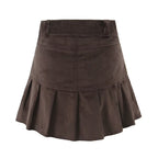 Corduroy For Summer Anti Exposure High Waist Sheath A Skirt