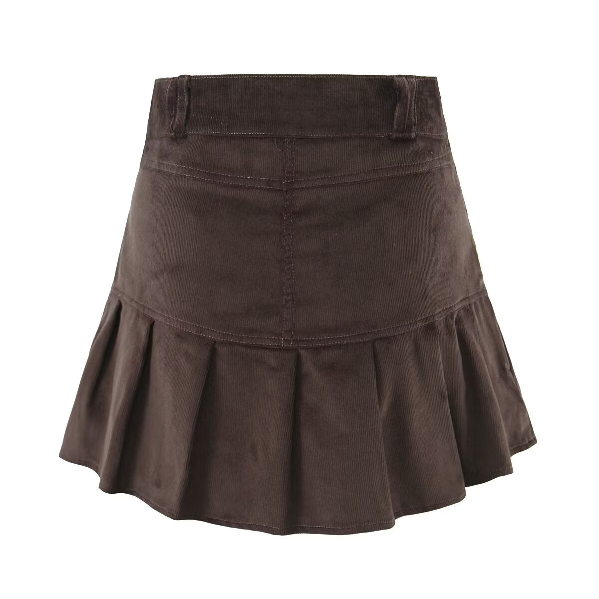 Corduroy For Summer Anti Exposure High Waist Sheath A Skirt