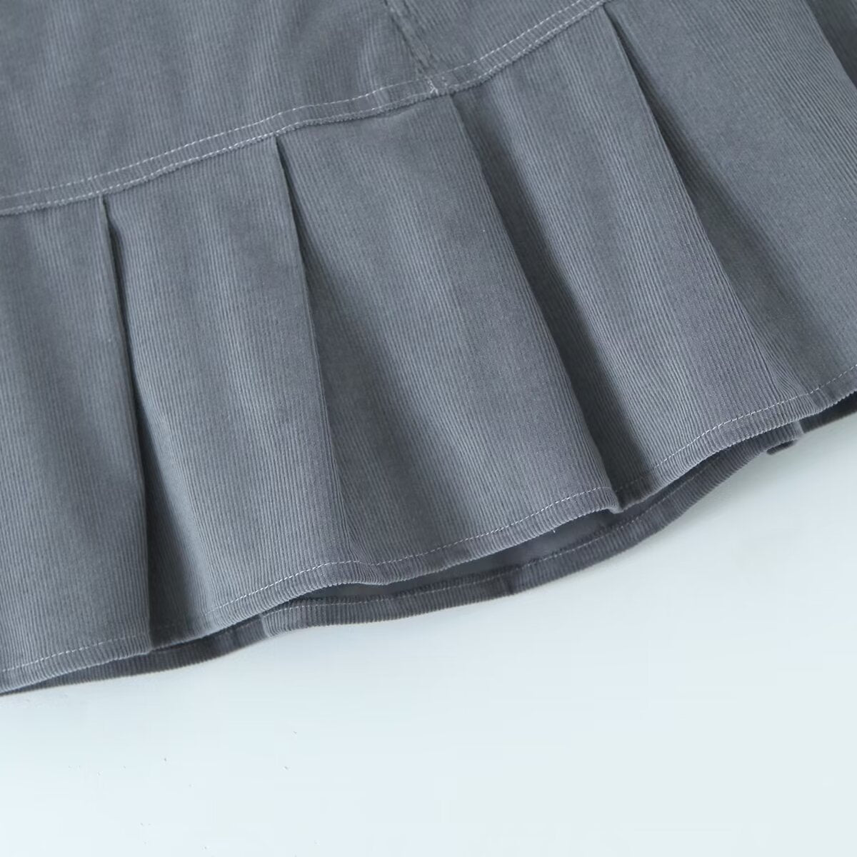 Corduroy For Summer Anti Exposure High Waist Sheath A Skirt