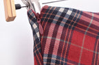 Women's Pleated French Plaid Shorts