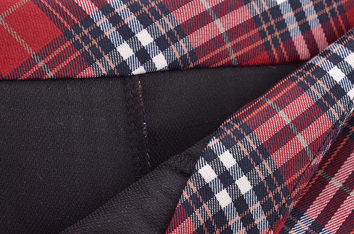 Women's Pleated French Plaid Shorts