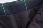 Women's French Plaid High-Waisted Skirt