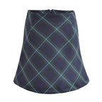 Women's French Plaid High-Waisted Skirt