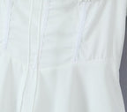 Women's Spring Square-Neck Puff-Sleeve Mini Dress