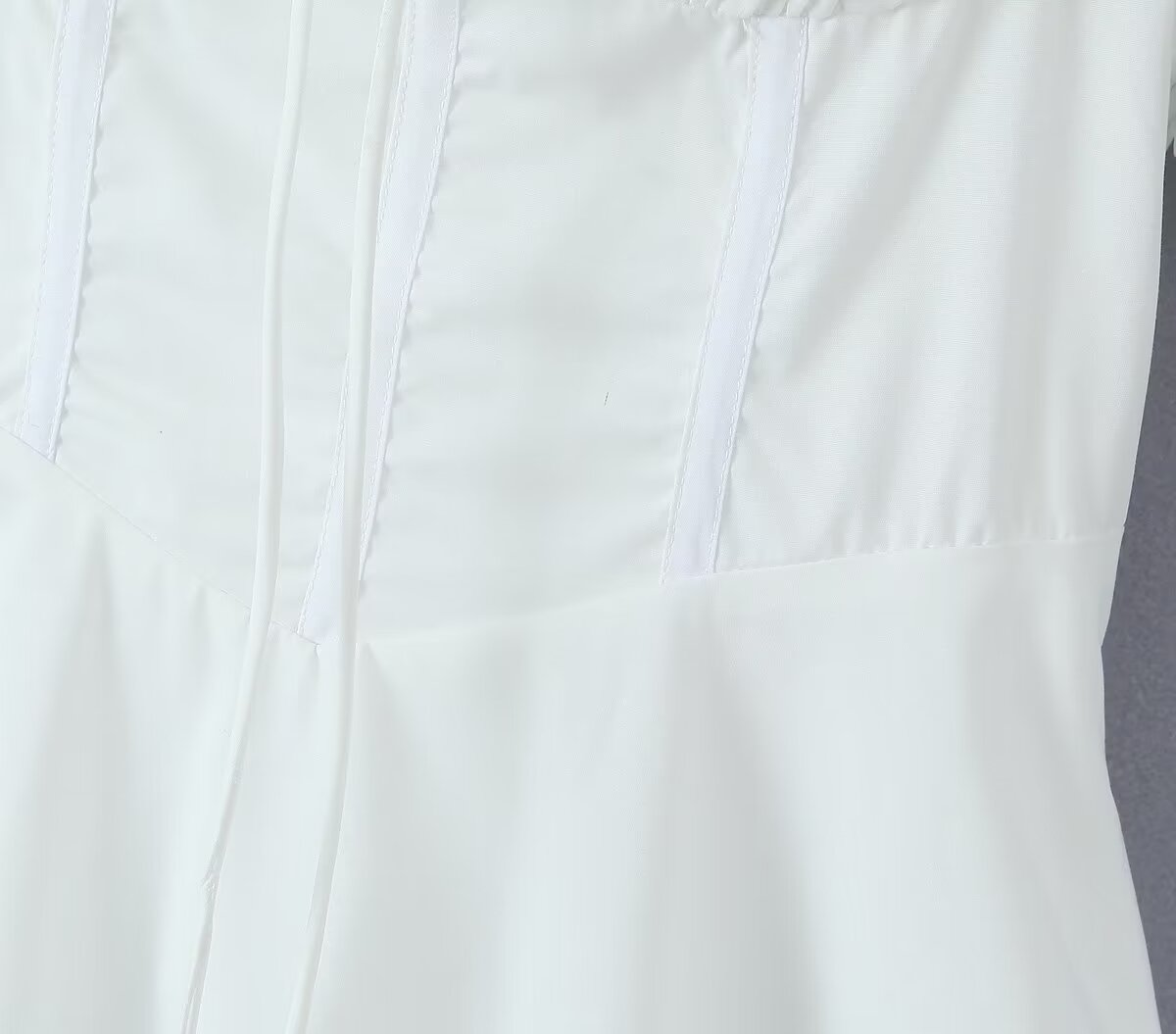 Women's Spring Square-Neck Puff-Sleeve Mini Dress