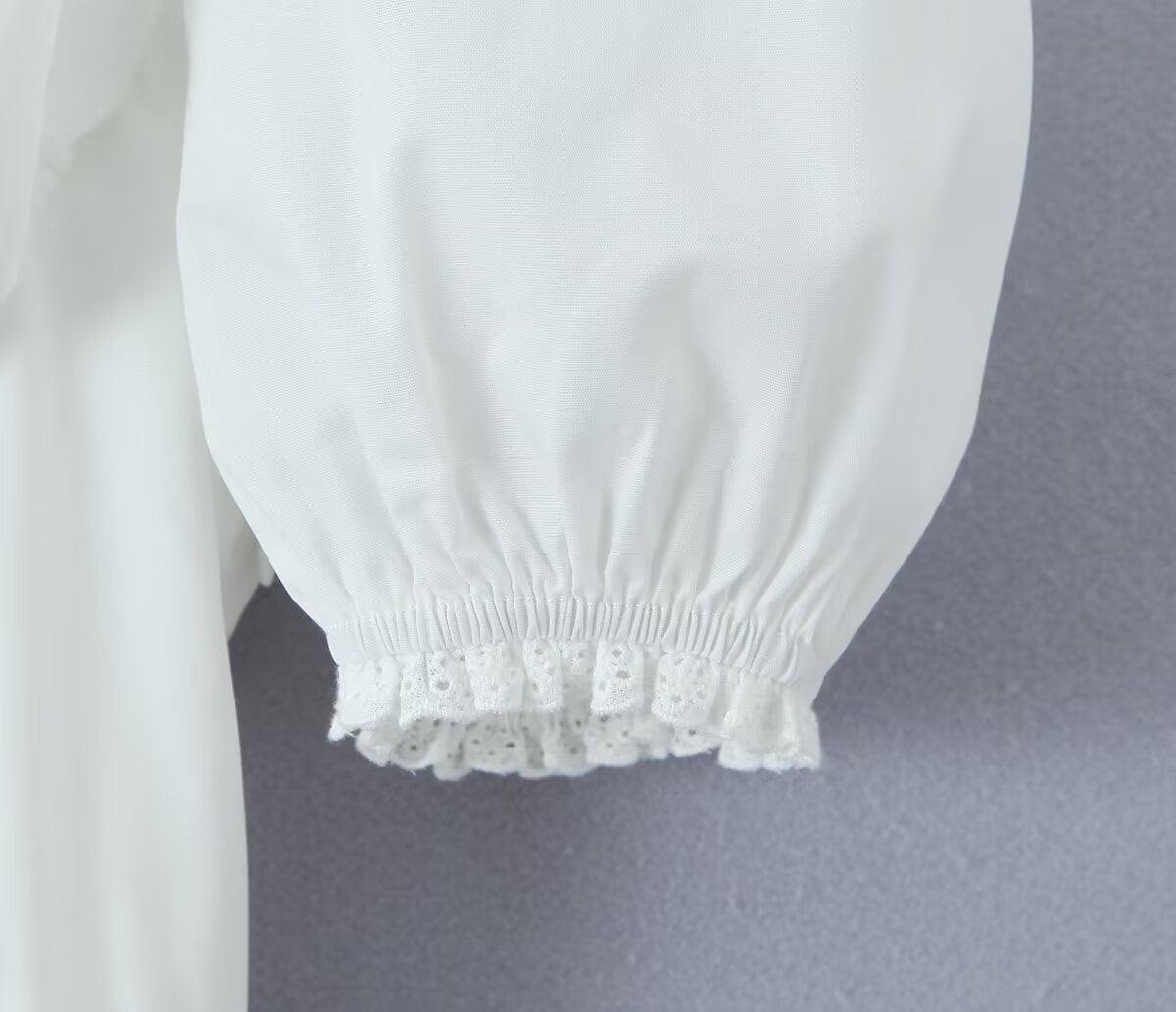 Women's Spring Square-Neck Puff-Sleeve Mini Dress