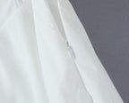 Women's Spring Square-Neck Puff-Sleeve Mini Dress