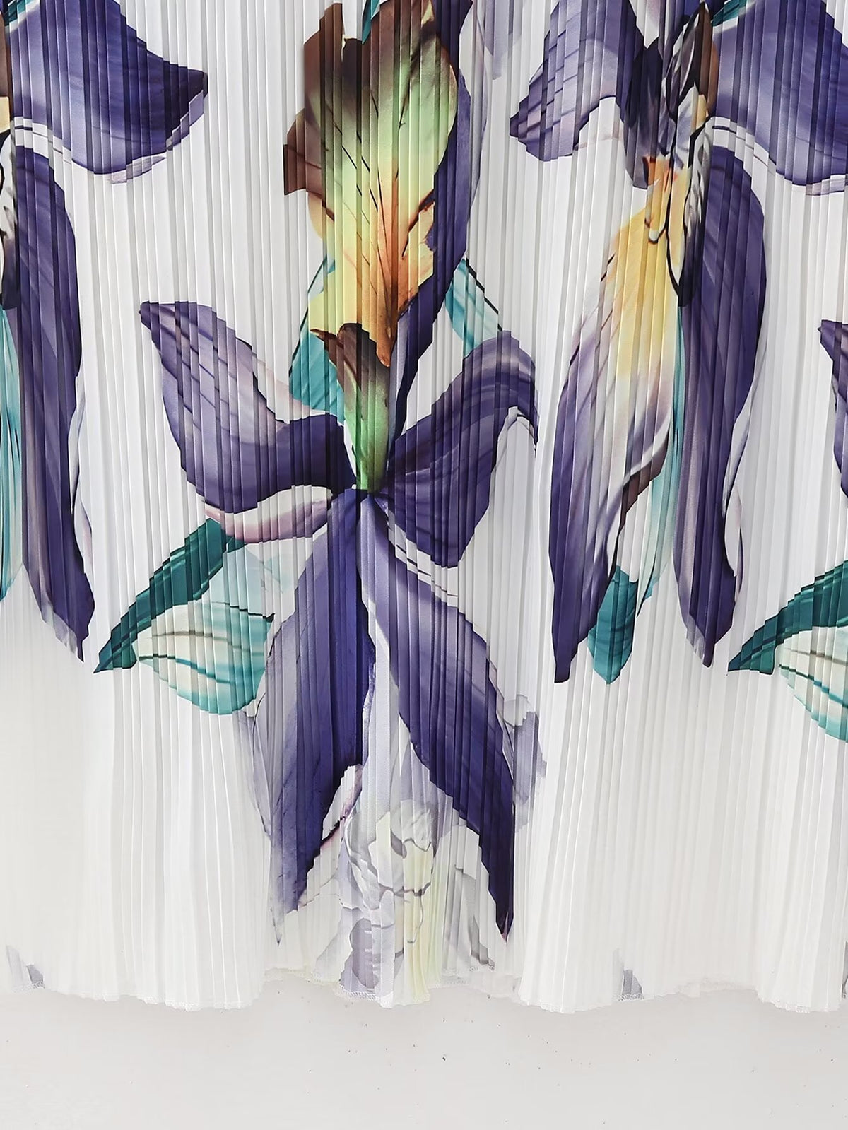 Women's Winter Casual Pleated Printed Sleeveless Dress