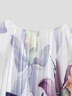 Women's Winter Casual Pleated Printed Sleeveless Dress