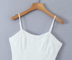 Backless Spaghetti-Strap Mini Dress