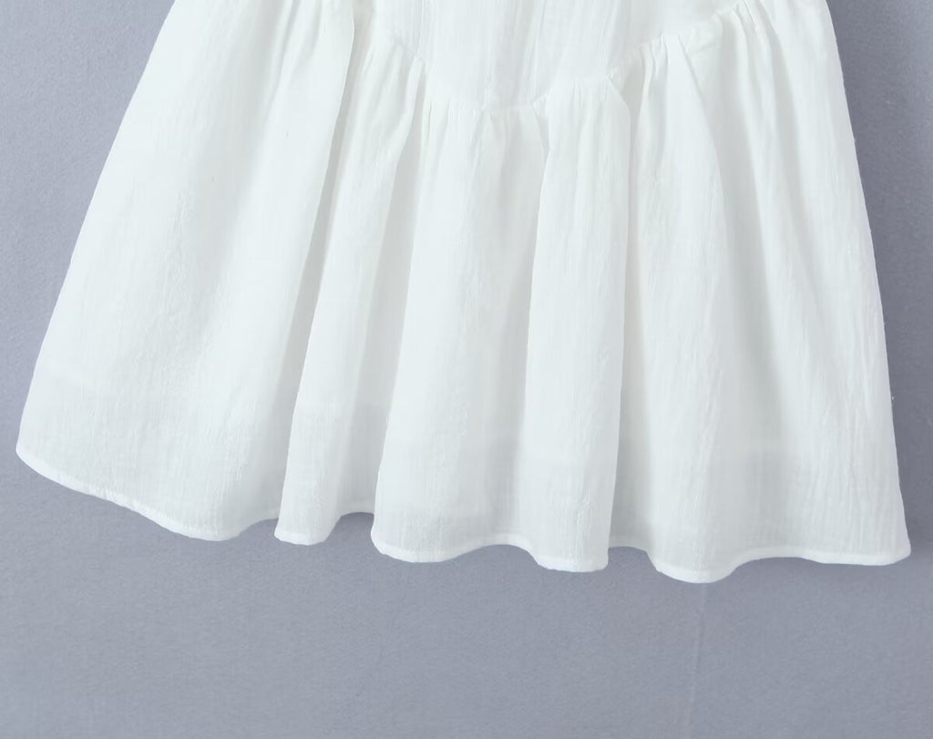Backless Spaghetti-Strap Mini Dress