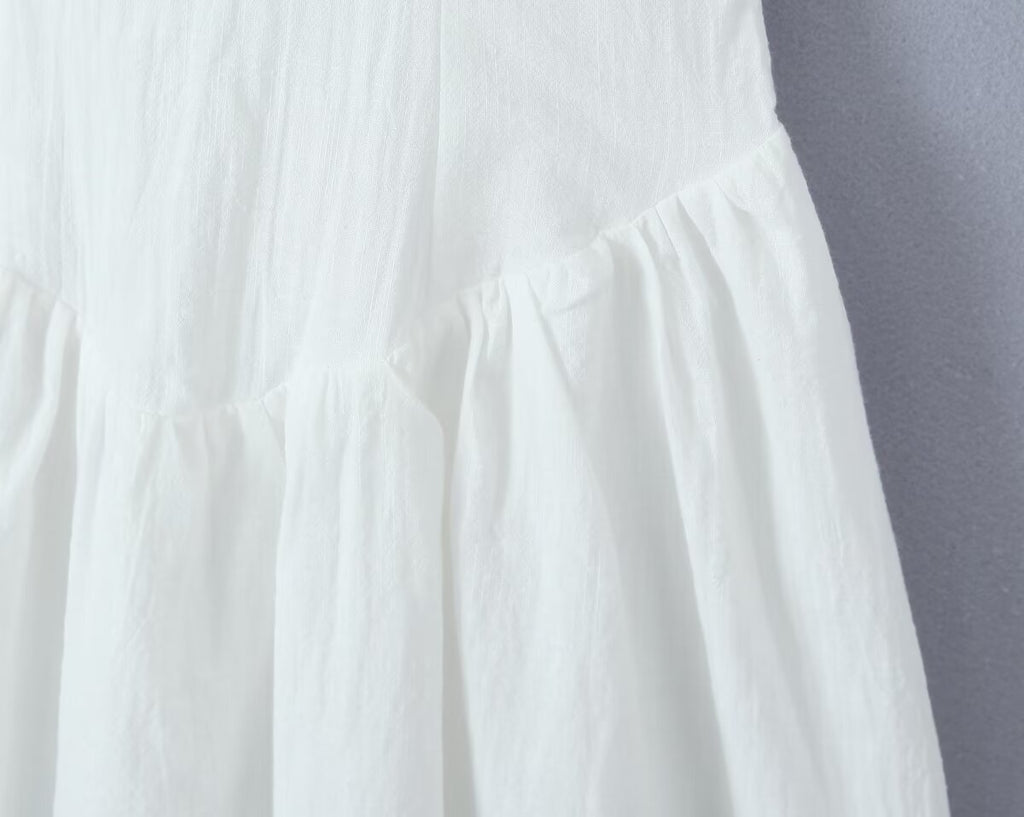 Backless Spaghetti-Strap Mini Dress