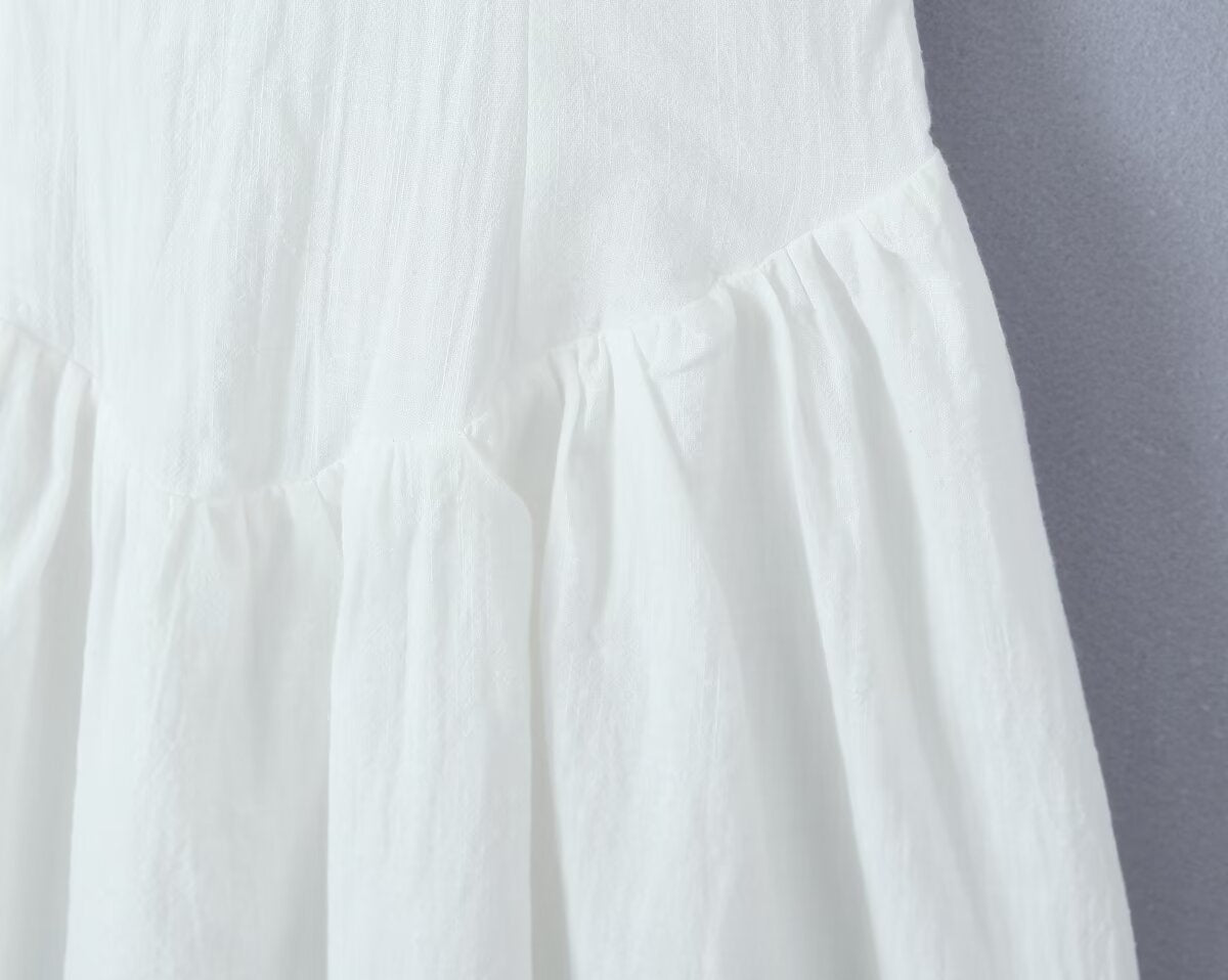 Backless Spaghetti-Strap Mini Dress