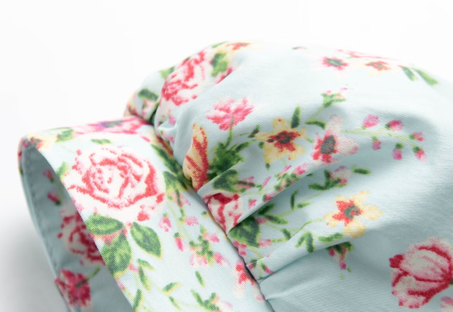 Women's Early Spring Sexy Sexy Square Neck Puff Sleeve Boning Corset Floral Print Slit Dress