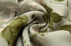 Women's Crew-Neck Floral Ruffle Fishtail Dress