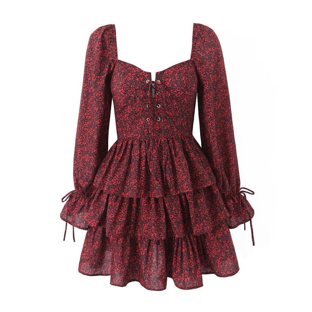 Red Small Floral