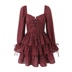 Red Small Floral