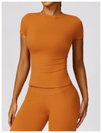 Women's Quick-Dry Short-Sleeve Workout Top