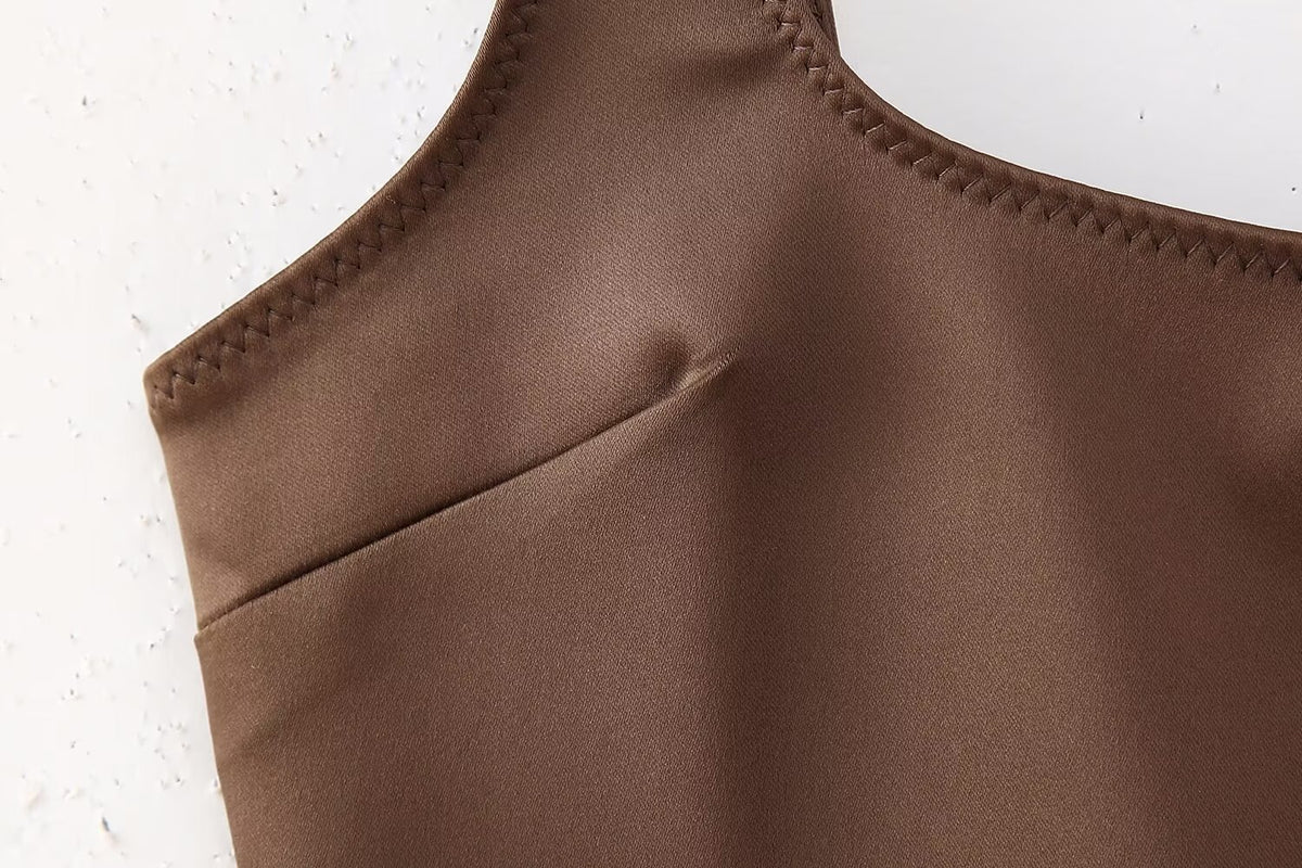 Women's Satin-Texture Slip Nightdress
