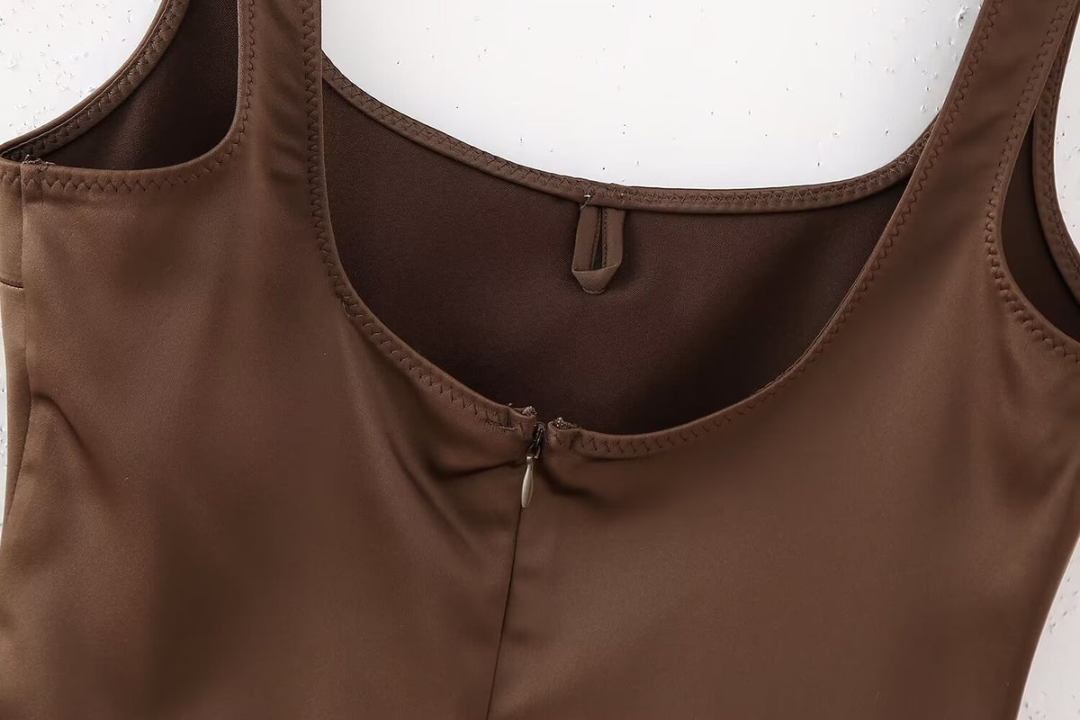 Women's Satin-Texture Slip Nightdress