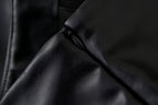 Women's Goods Spring Faux Leather Belt Chic Skirt
