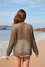 Knitwear Round Cover Up Swimwear