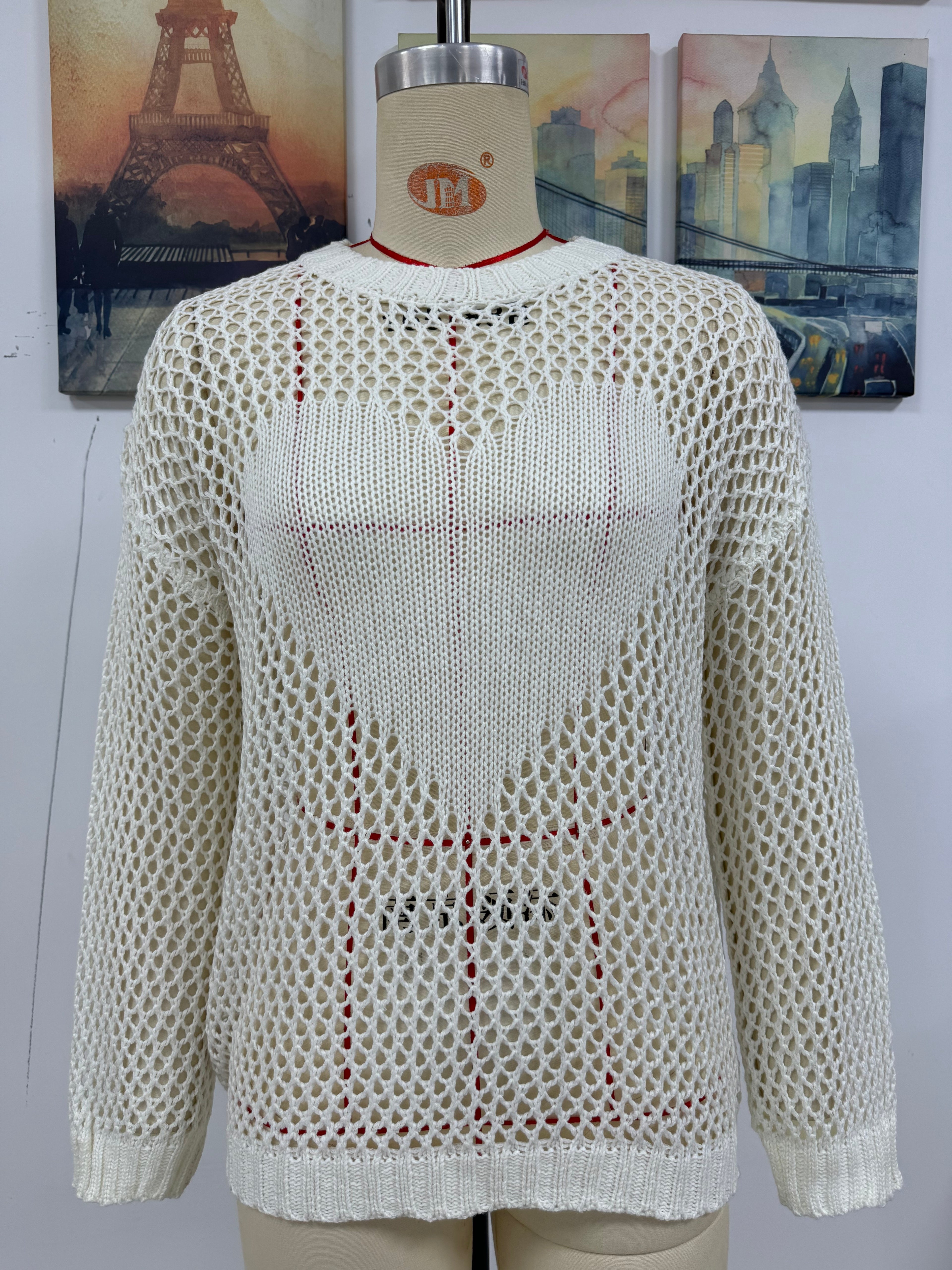 Knitwear Round Cover Up Swimwear