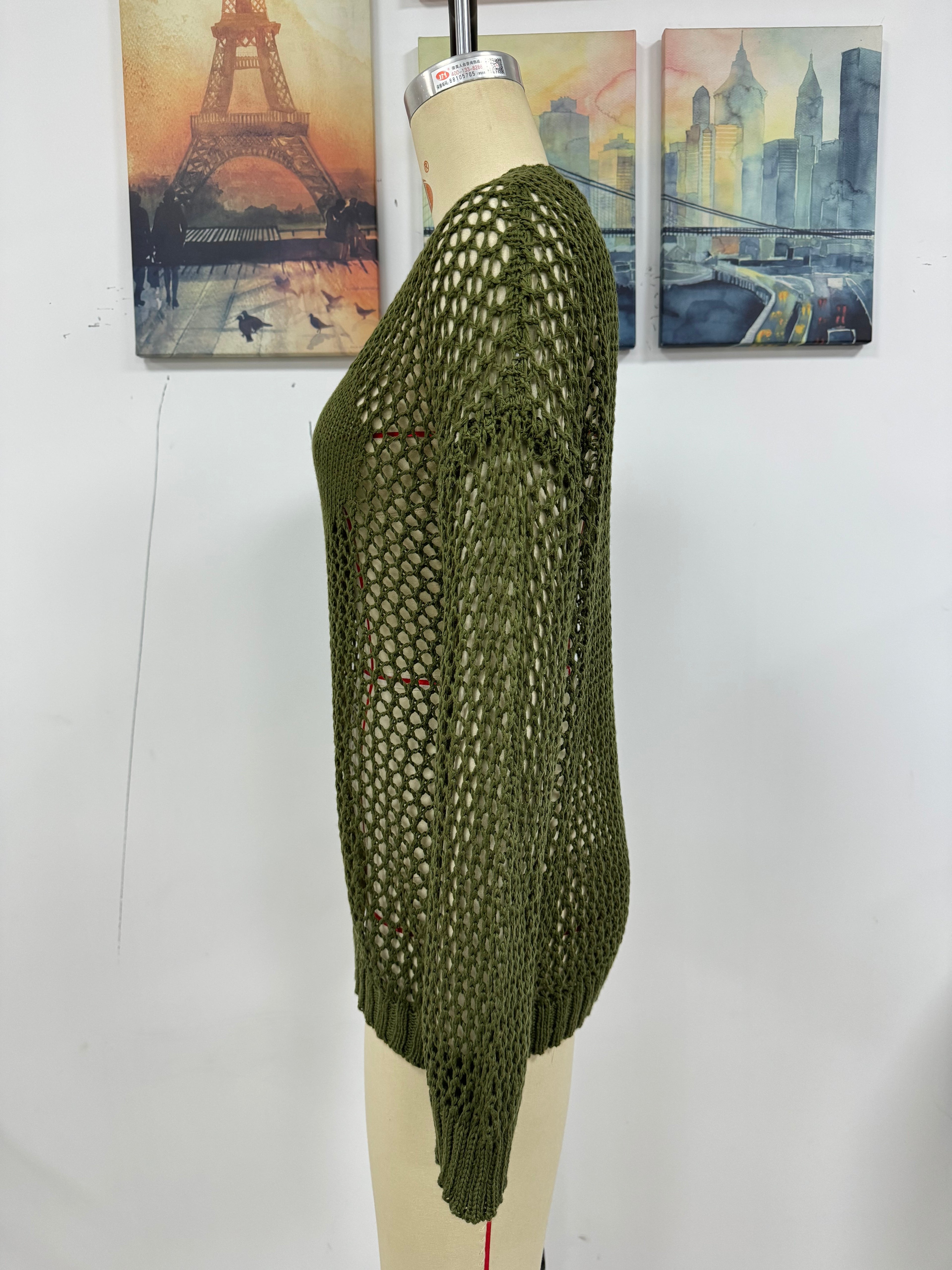 Knitwear Round Cover Up Swimwear