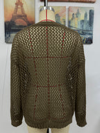 Knitwear Round Cover Up Swimwear