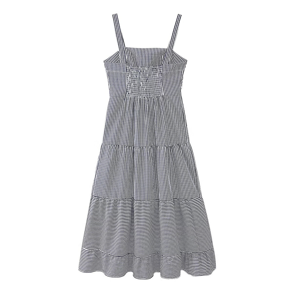 Casual Lobster Embroidery Pattern Pigeon Camisole Dress