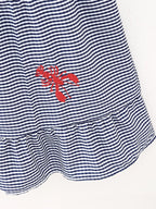Casual Lobster Embroidery Pattern Pigeon Camisole Dress