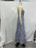 Casual Lobster Embroidery Pattern Pigeon Camisole Dress