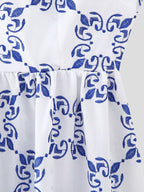 Women's French Embroidered Slim Hip Spaghetti Strap Maxi Dress