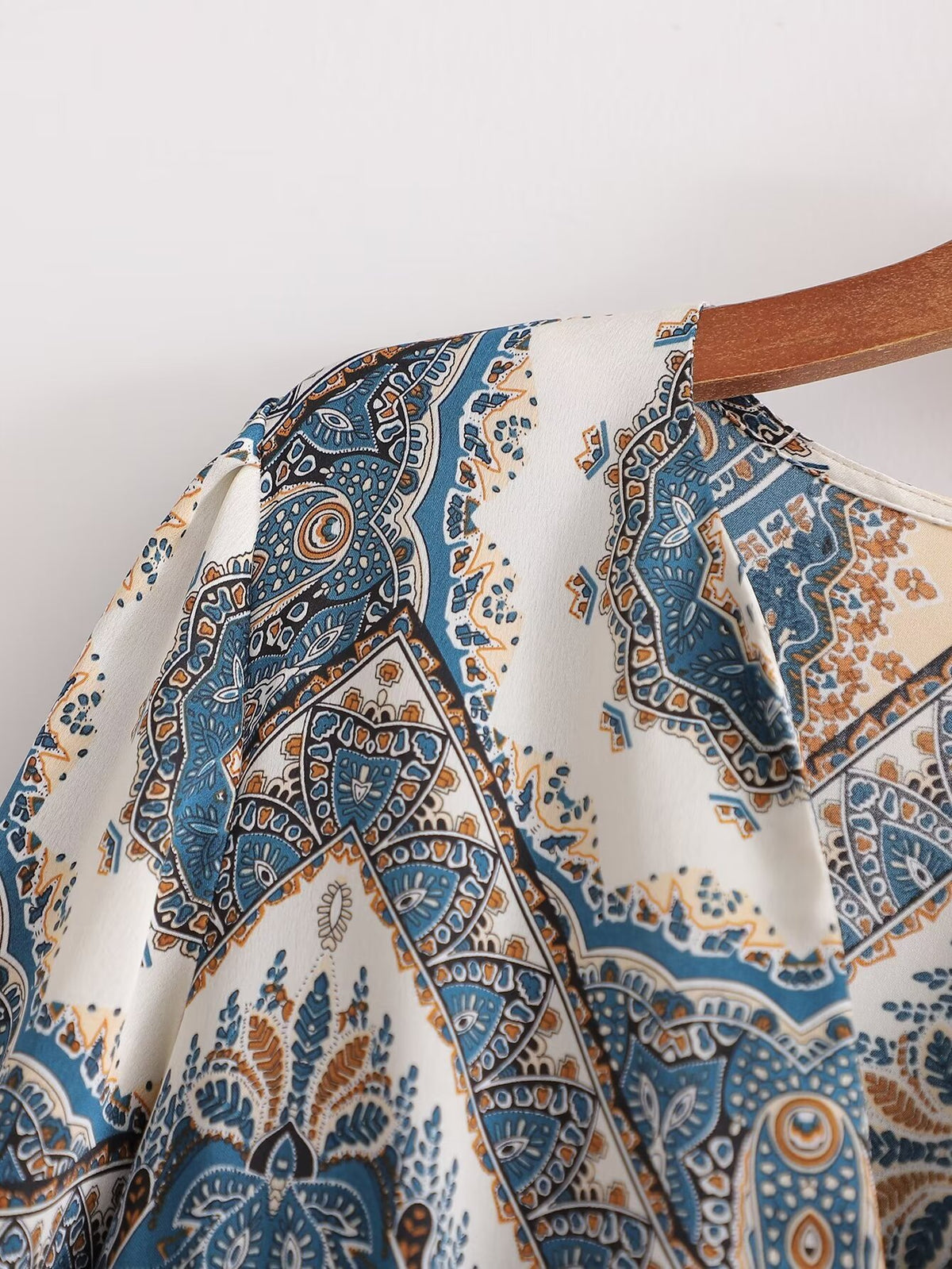Long Printed Casual Loose Dress