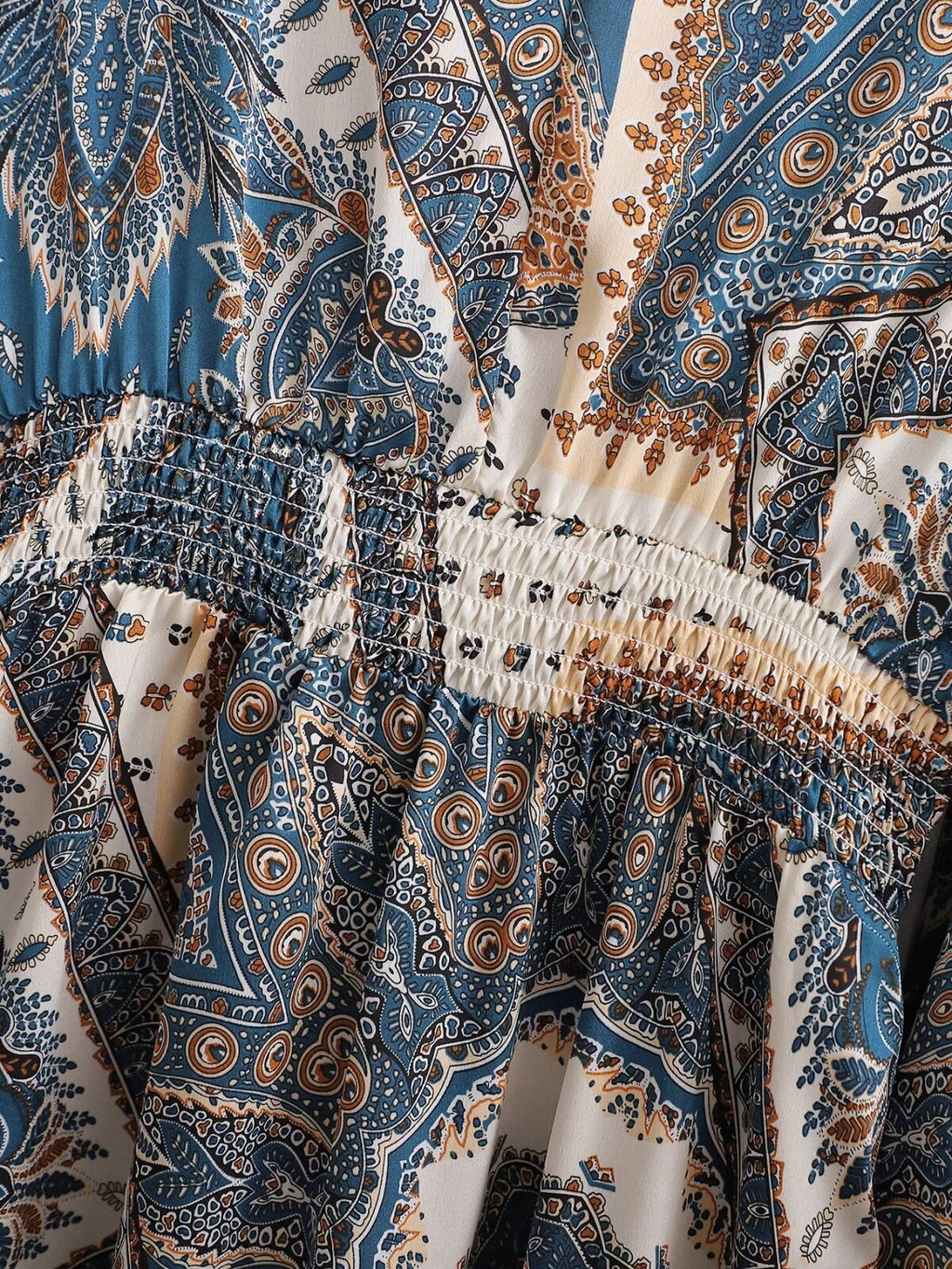 Long Printed Casual Loose Dress