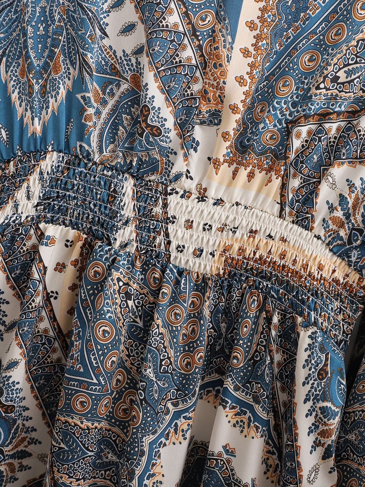 Long Printed Casual Loose Dress