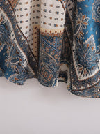 Long Printed Casual Loose Dress