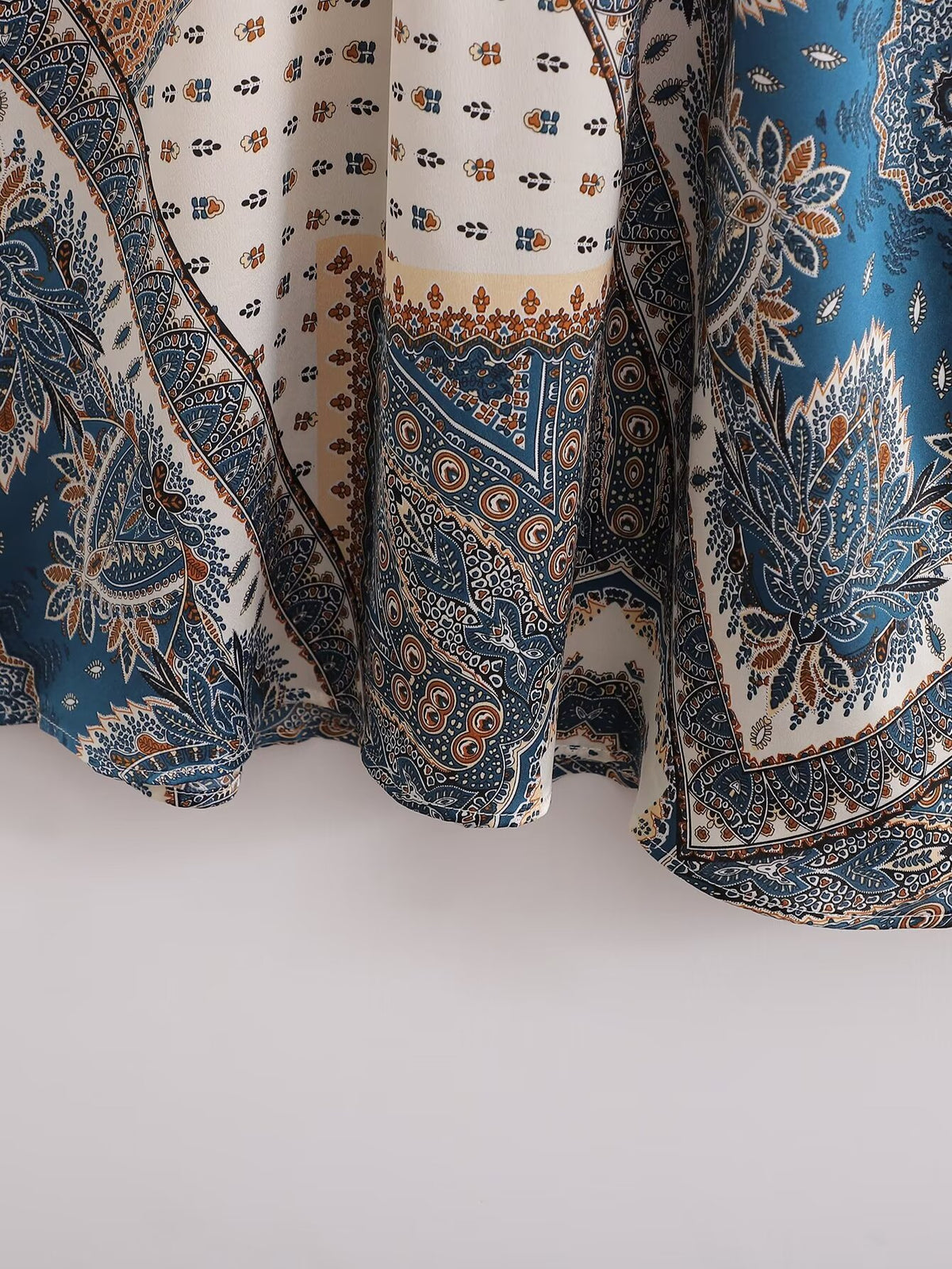 Long Printed Casual Loose Dress