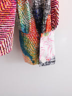 Women's Slimming Collared Long Sleeve Positioning Printed Shirt