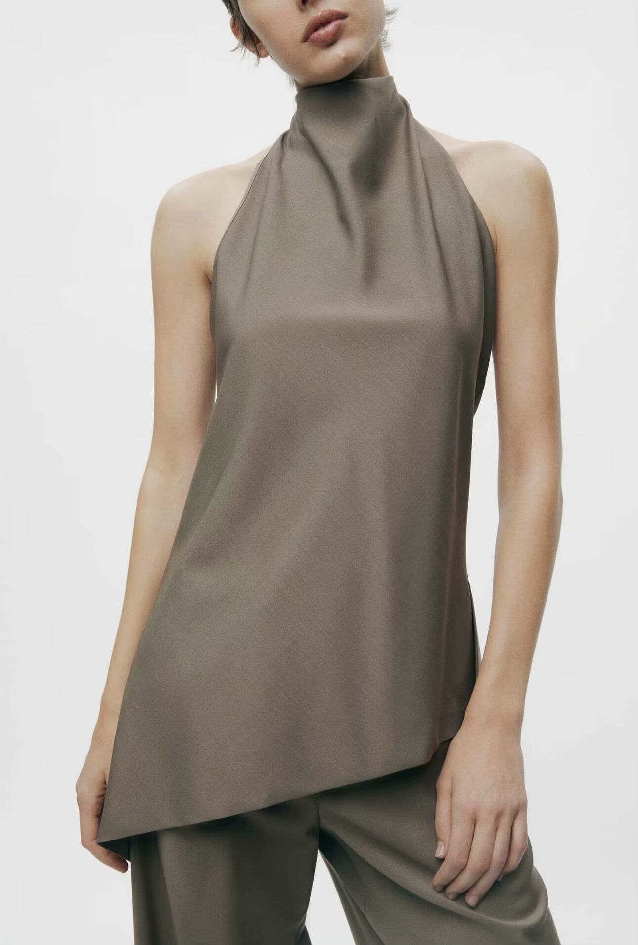 Women's Minimalist Backless Halter Vest Top