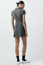 Women's Collared Mini Dress