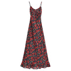 Women's Rose Jacquard Fishtail Cami Dress