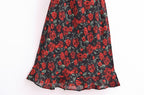 Women's Rose Jacquard Fishtail Cami Dress