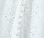 Women's Off-Shoulder Embroidered Cutout Mini Dress