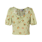 Green Plaid Printing