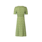 Women's Floral V-Neck Wrap Midi Dress