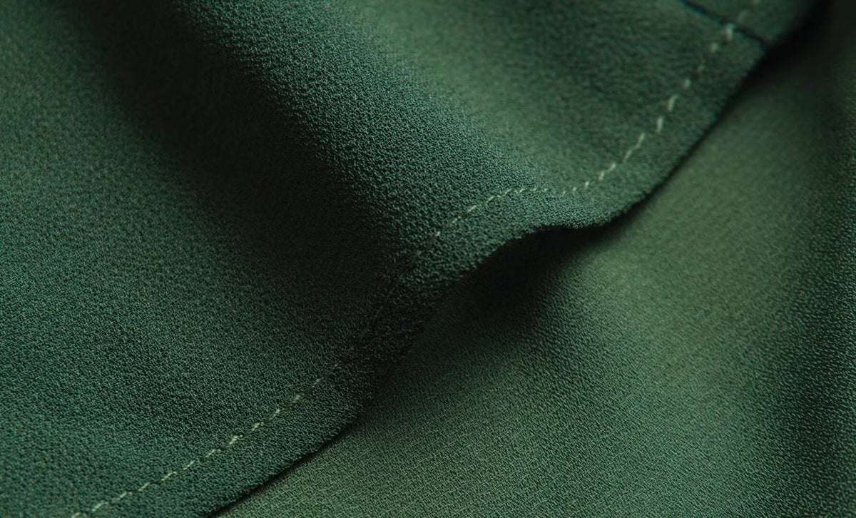 Women's Green Lace-Up Cami Slit A-Line Midi Dress
