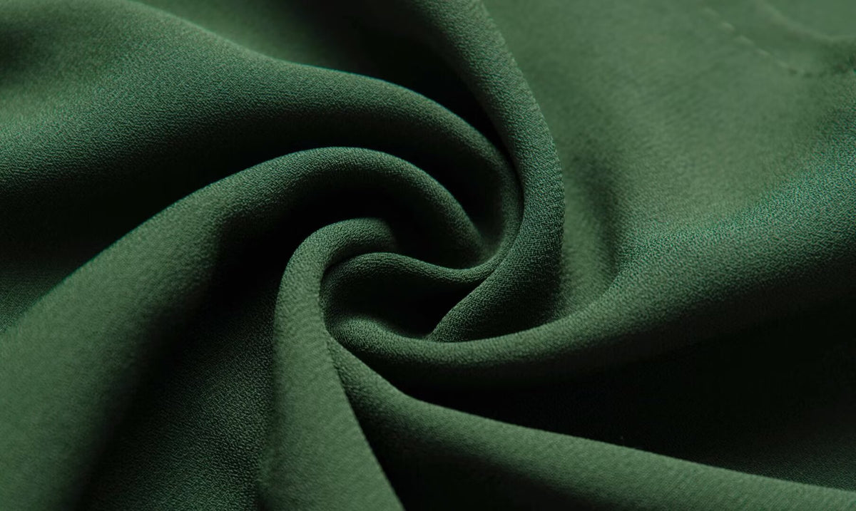 Women's Green Lace-Up Cami Slit A-Line Midi Dress