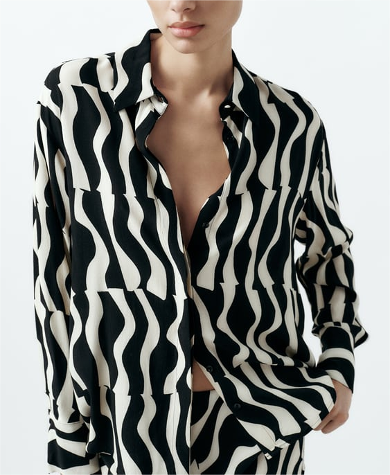 Women's Printed Shirt Printed Long Sleeve