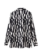 Women's Printed Shirt Printed Long Sleeve
